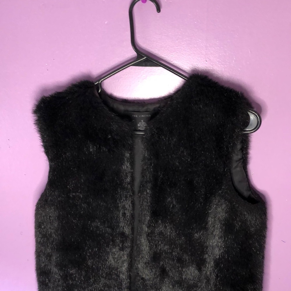 Fluffy fur vest